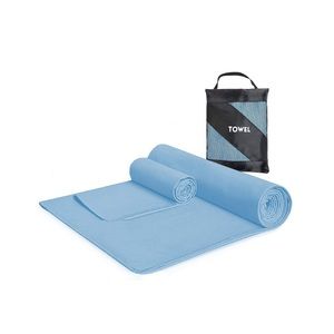 Microfiber towel set of two